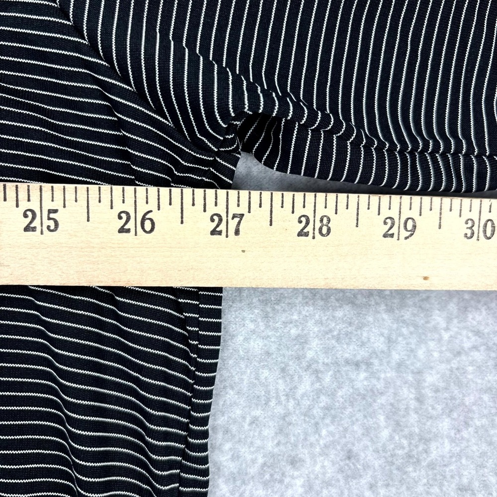 Antigua Polo Shirt Mens Tall 2XL Black White Striped Short Sleeve LG Seeds Golf - Picture 4 of 9